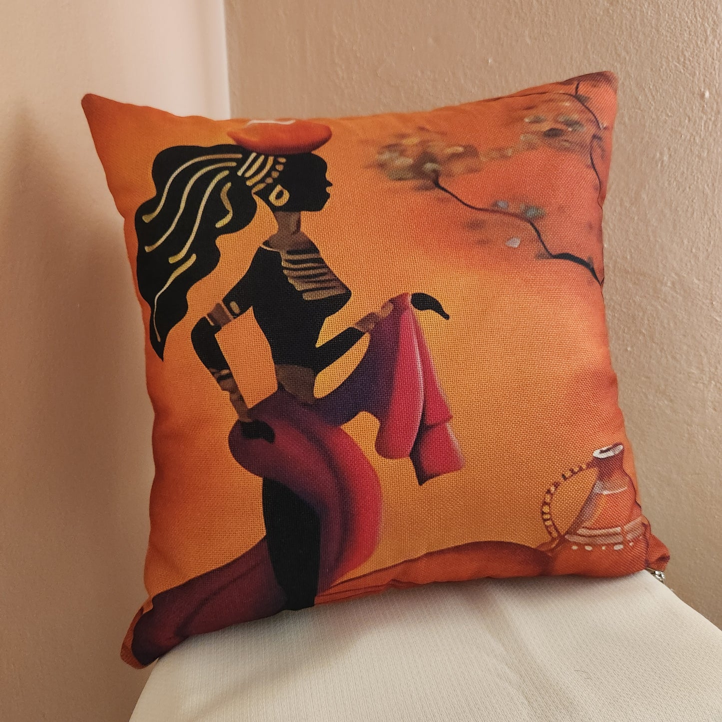 Throw Cushion - African Queen