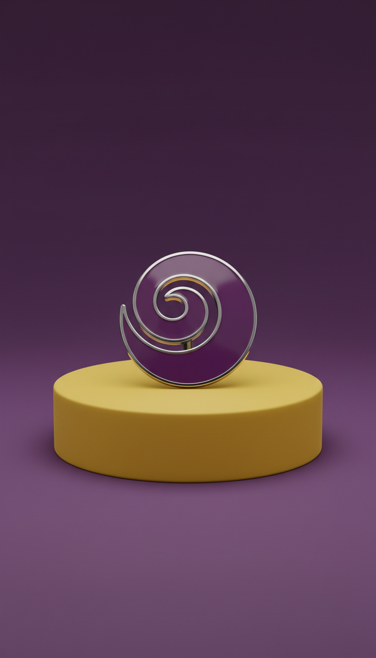 Vibrant Violet Enamel Pin