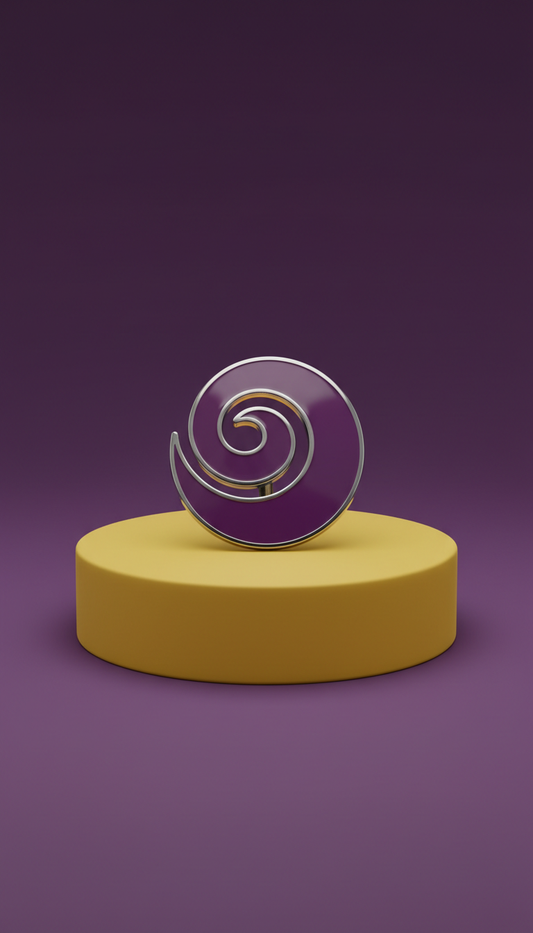 Vibrant Violet Enamel Pin