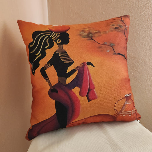Throw Cushion - African Queen